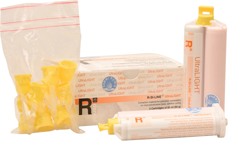 R-SI-LINE® UltraLIGHT SH  Packung  2 x 50 ml inklusive 12 Mischkanülen LN