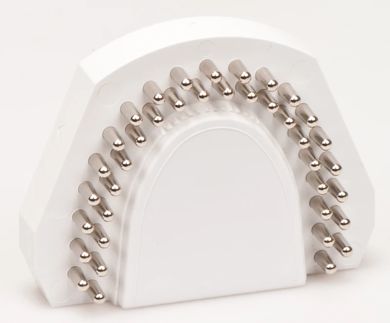 Modellsystem Profident 2010  Stück  Pinbasisplatte klein inklusive 1 Split-Cast-Platte, 1 Magnet