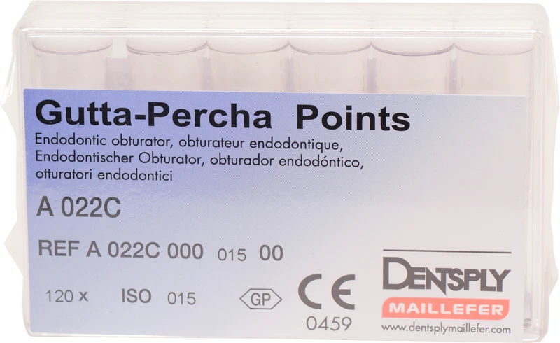 Guttapercha-Spitzen rosa  Packung  120 Stück rosa, Taper.02 ISO 015