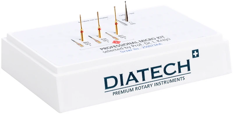 Diatech Professional Micro  Kit  3 Diamanten, 1 Bohrer