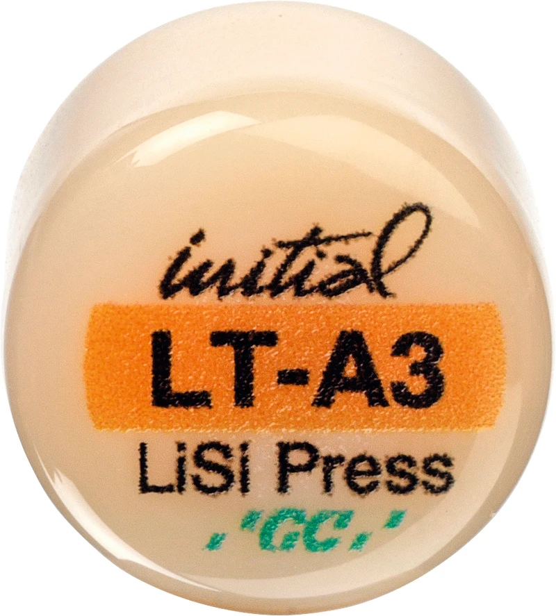 GC Initial LiSi Press  Packung  5 x 3 g Rohling A3 LT