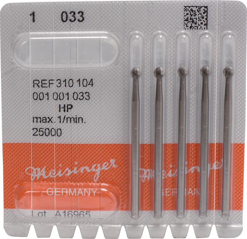 Stahlbohrer 1  Packung  10 Stück HP, Figur 001, ISO 033