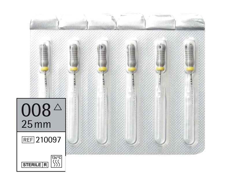 Omni K-Bohrer steril  Packung  6 Stück steril, 25 mm, ISO 008