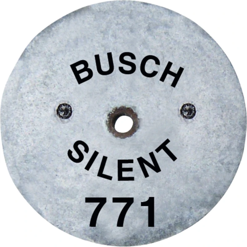 SILENT Schleifräder  Packung  12 Stück unmontiert, fein, Figur 371, Bohrung: 1,8 mm, 2 mm, ISO 190