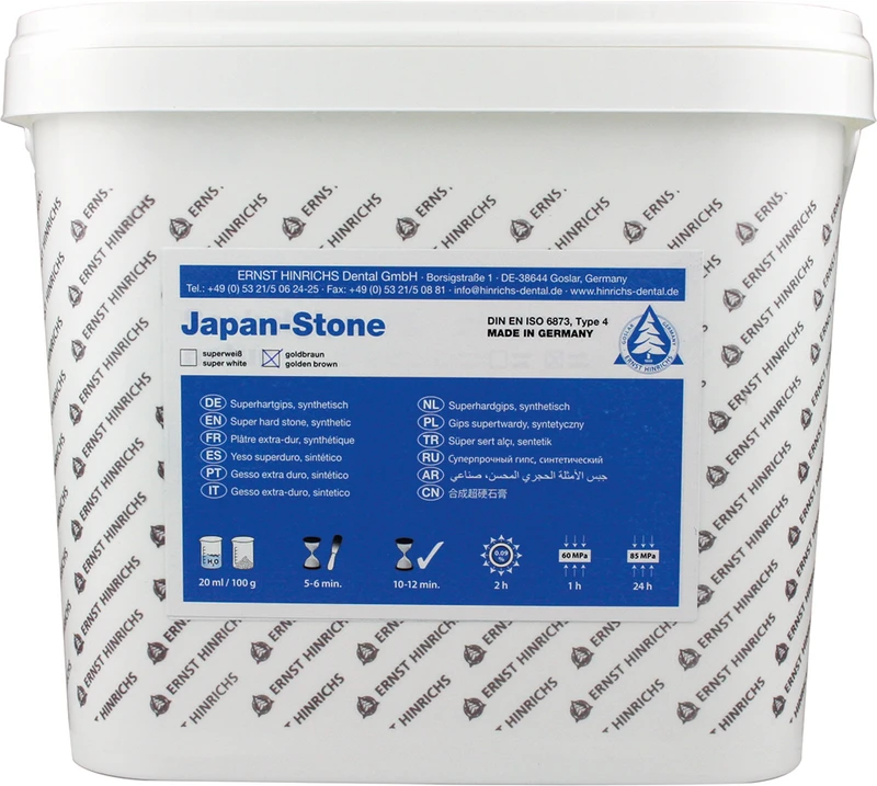 Japan-Stone  Eimer  10 kg goldbraun