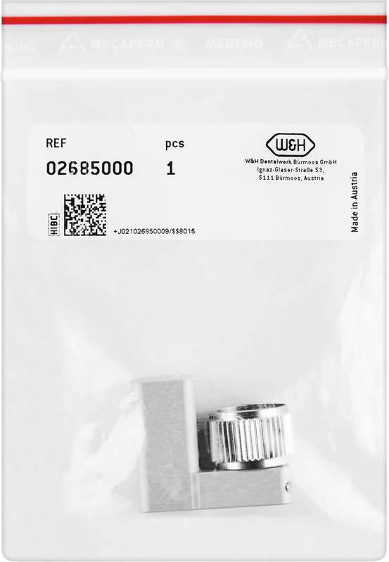assistina 301 plus Basis Adapter  Stück  mit Standard 4-Loch Anschluss