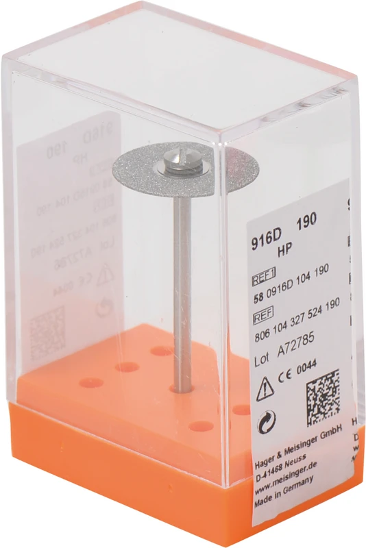 Diamantscheiben 916D  Stück  blau mittel, HP, Figur 327, 0,5 mm, ISO 190