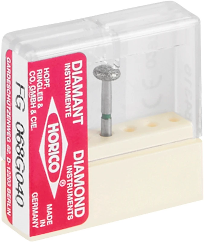 Diamantschleifer 068  Stück  grün grob, FG, Figur 068, 1,5 mm, ISO 040