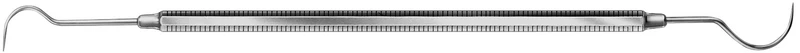 Zahnsonden  Stück  17 cm, Figur 4\23, doppelendig, Achtkantgriff