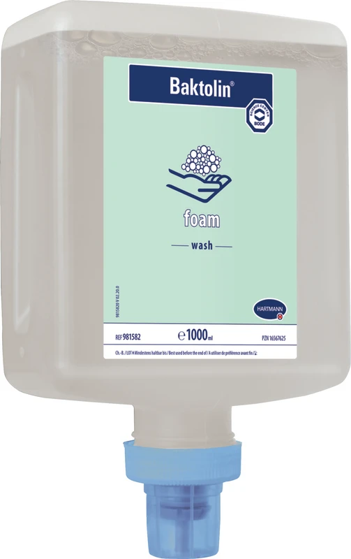 Baktolin® foam  Flasche  1 Liter mit vormontierter Pumpe