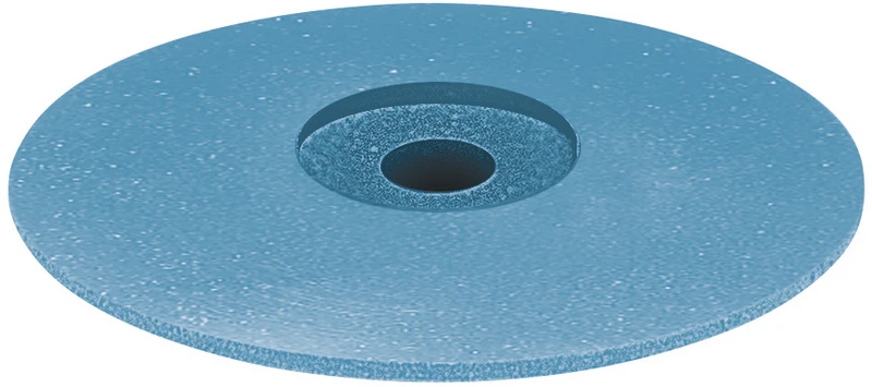 EVE DIAPOL®  Stück  unmontiert, blau grob, Figur Linse,15 x 2,5 mm