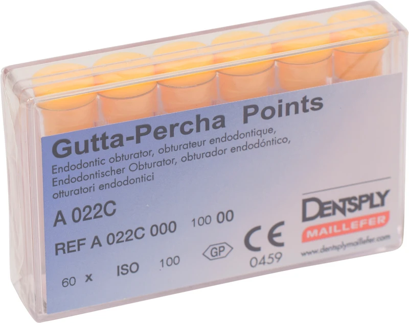 Guttapercha-Spitzen rosa  Packung  60 Stück rosa, Taper.02 ISO 100