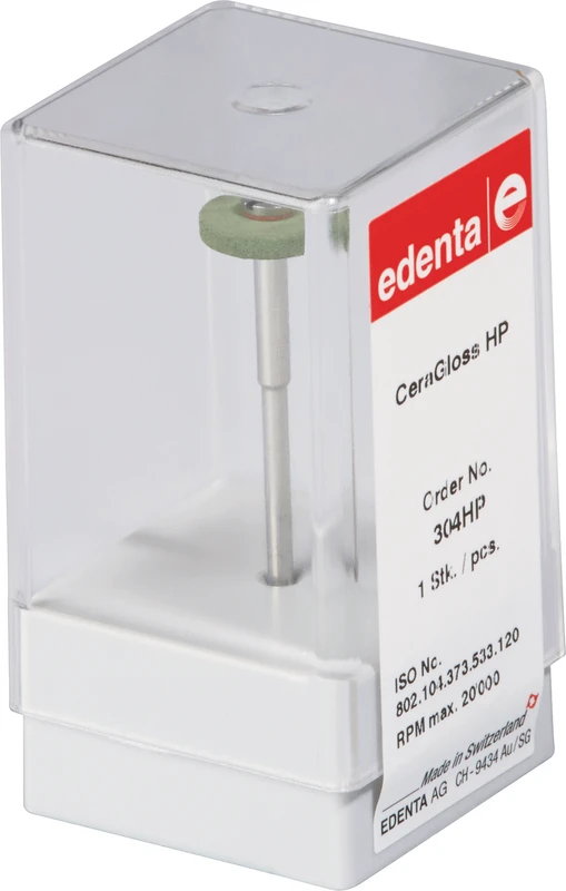 CeraGloss  Stück  grün grob, HP, 2 mm, ISO 120