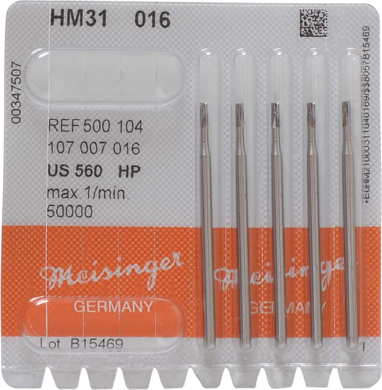 HM-Bohrer 31  Packung  5 Stück HP, Figur 107, 4,5 mm, ISO 016