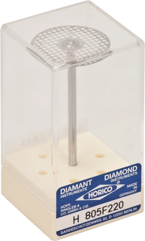 Diamantscheiben 805  Stück  doppelseitig, sehr flexibel, gelb extra fein, HP, Figur 805 F, 0,15 mm, ISO 220