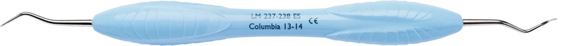 LM Universalkürette Columbia   Stück  Figur 13\14, für Molaren, hellblau, LM-ErgoSense® Griff