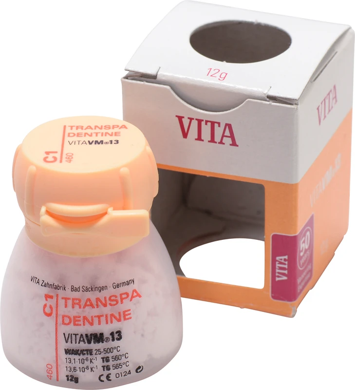 VITA VM® 13 classical A1-D4®  Packung  12 g Pulver transpa dentine C1