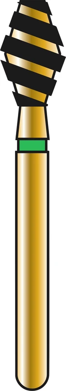 DIATECH Diamanten G811T  Packung  5 Stück grün grob (C), FG, Figur 038 Palatinal, 5 mm, ISO 033