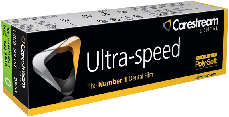 Ultra-speed Periapical  Packung  100 Einzelfilme 2,2 x 3,5 cm, DF-54