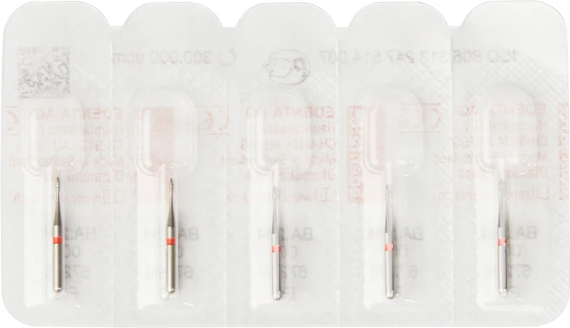 BAMBINO  Packung  5 Stück rot fein, FG kurz, Figur 294, 2 mm, ISO 007