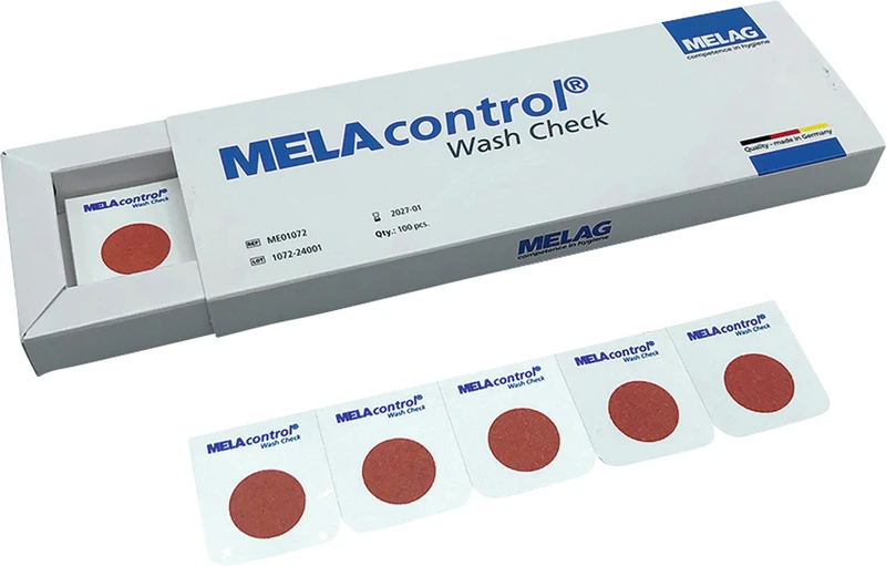 MELAcontrol Wash Check Indikatoren   Packung  100 Stück