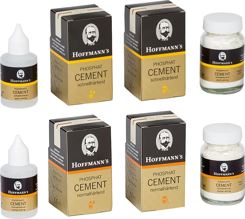 HOFFMANN´S CEMENT  Packung  100 g Pulver schnellhärtend hellrosa