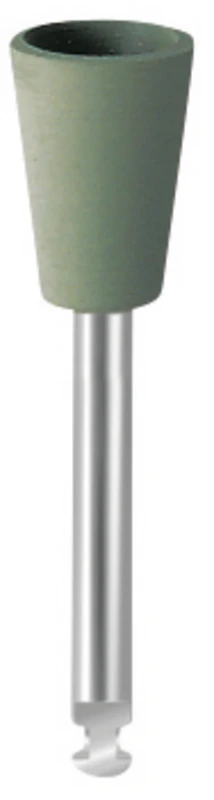 EVEFLEX Polierer  Packung  10 Stück grün fein, RA, Figur umgekehrter Kegel, 6,5 x 9,5 mm