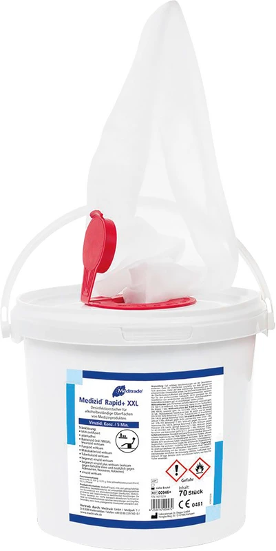Medizid® Rapid+ XXL  Eimer  70 Stück 29 x 30 cm