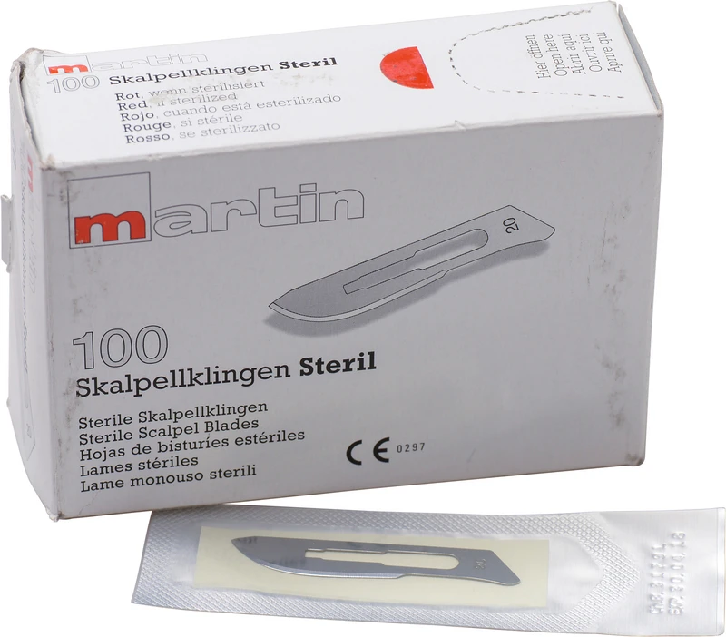 Klingen steril  Packung  100 Stück Figur 20