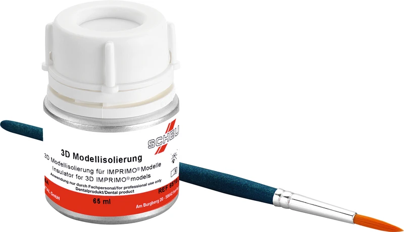 3D Modellisolierung  Packung  65 ml Flasche, Pinsel