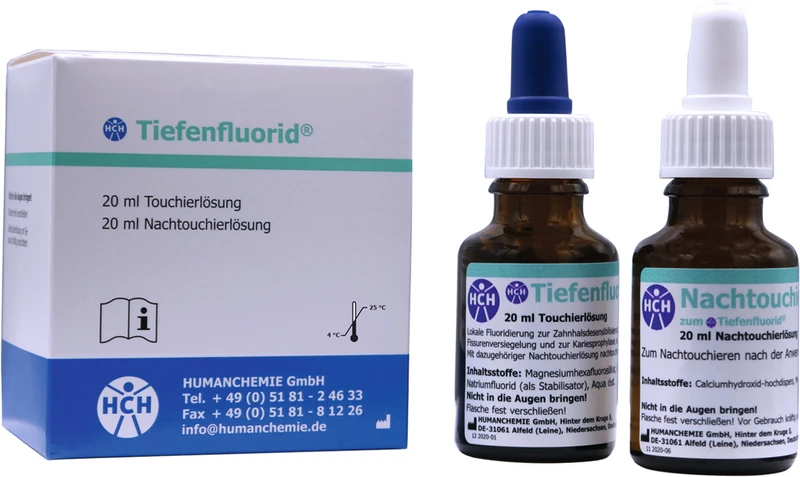 Tiefenfluorid®  Großpackung  20 ml Touchierlösung, 20 ml Nachtouchierlösung