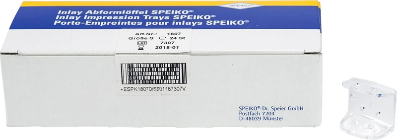 Inlay Abformlöffel SPEIKO®  Packung  24 Stück S, 2,4 cm