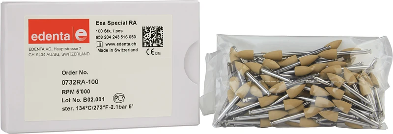 Exa Special  Packung  100 Stück gelb, RA, Figur 243, 10 mm, ISO 050