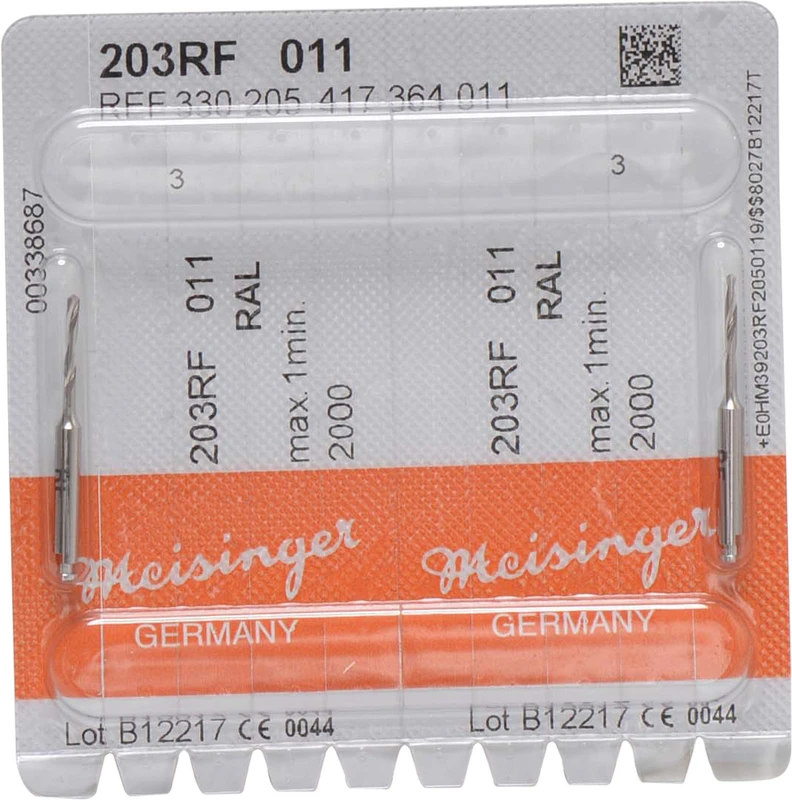 Spiralbohrer 203RF  Packung  2 Stück RAL, Figur 417, 9 mm, ISO 011