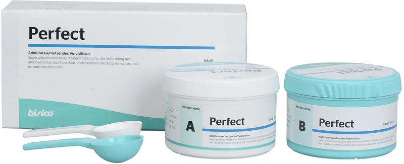 bisico® Perfect  Packung  300 ml Dose Komponente A, 300 ml Dose Komponente B, super-softputty