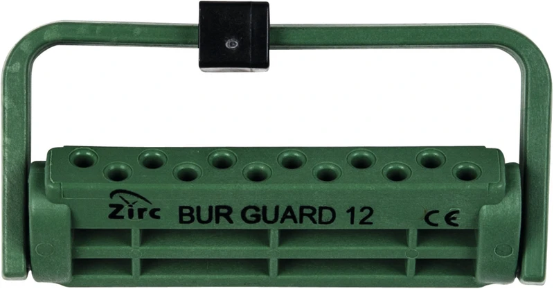 Steri-Bur Guards  Stück  für 12 Instrumente, grün, 7,3 x 3,9 x 1 cm