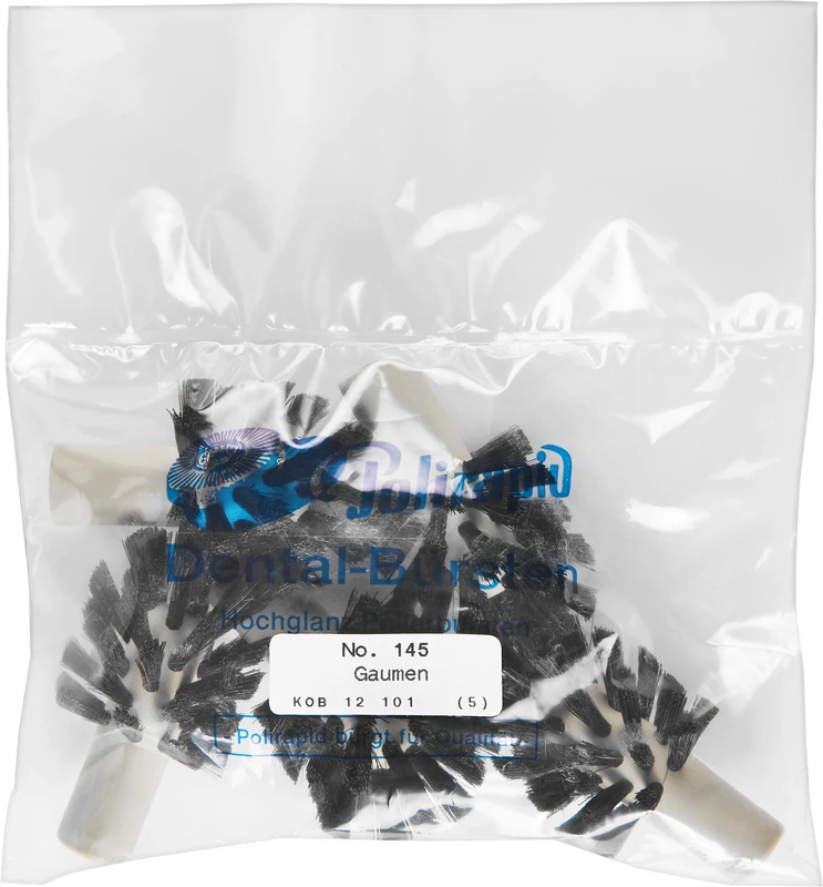 Gaumenpolierbürsten  Packung  5 Stück Chungking-Borsten schwarz, Ø 35 mm