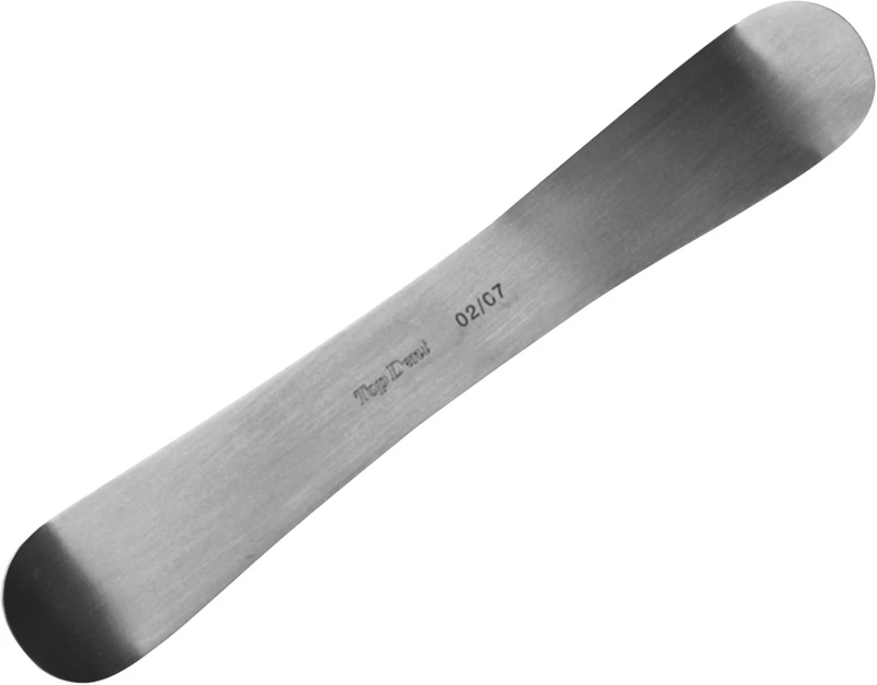 Anmischspatel Ganzmetall - Lichtenstein   Stück  gebogen