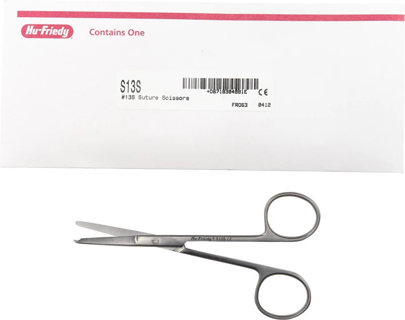 Scheren \ Nahtscheren  Stück  S13S, gerade