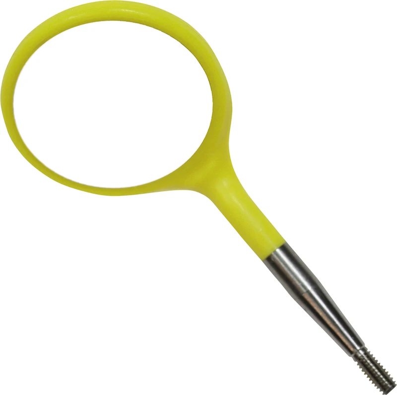 Crystal HD Mundspiegelansätze  Packung  12 Stück Größe 5, Ø 24 mm, neongelb