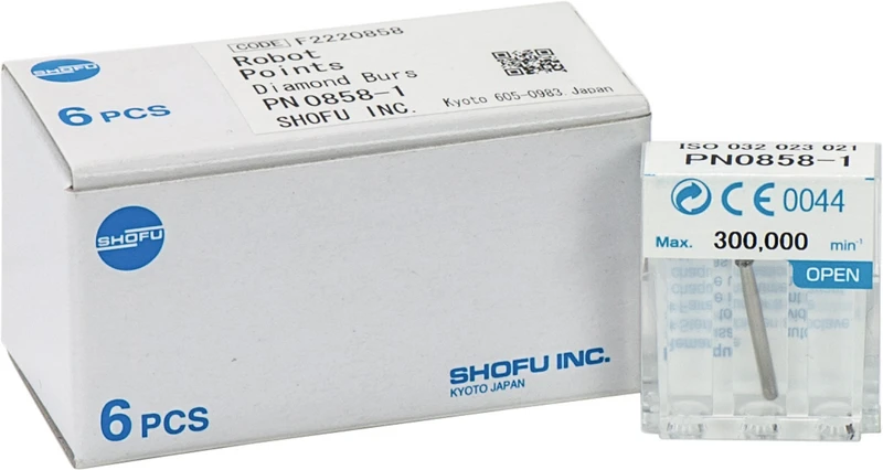 Robot Points FG  Packung  6 Stück FG, Figur Diabolo, 2,3 mm, ISO 021