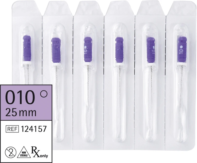 smart Hedstroemfeilen  Packung  6 Stück 25 mm ISO 010