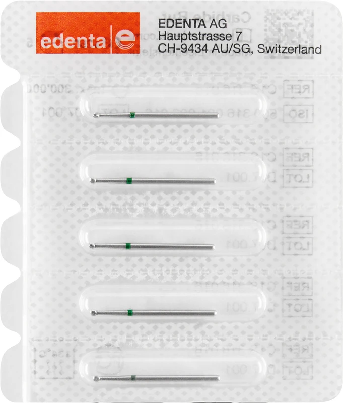 HM-Bohrer C1S  Packung  5 Stück grün, FGXL, Figur 001, ISO 012