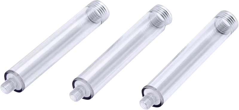 ASPIJECT®   Packung  3 transparente Kunststoff-Schraubhülsen für Aspiject SIS\CALAJECT, autoklavierbar