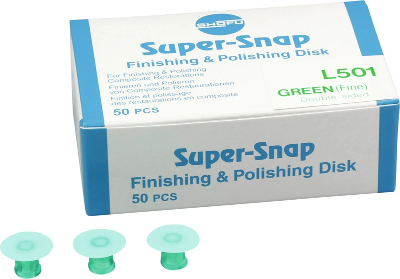 Super-Snap®  Nachfüllpackung  50 Scheiben, grün, Körnung fein, standard