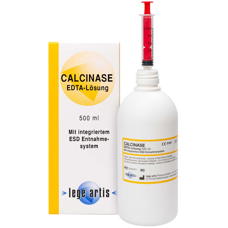 CALCINASE EDTA-Lösung  Flasche  500 ml Lösung mit ESD-Entnahmesystem