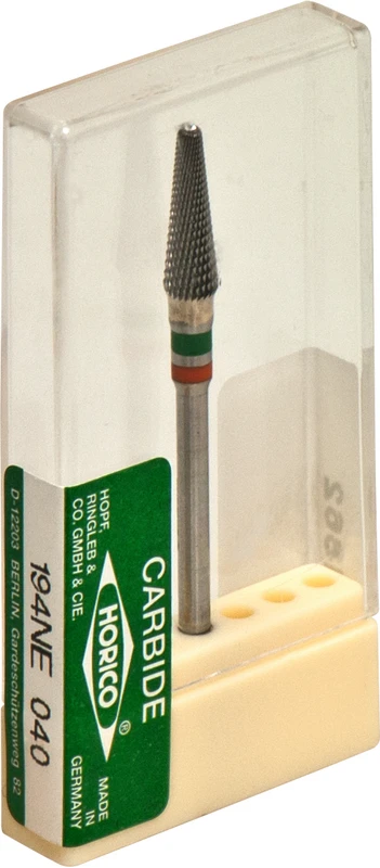 HM-Fräser 194NE\NEF  Stück  Kreuzverzahnung, orange-grün, HP, Figur 194, 13 mm, ISO 040