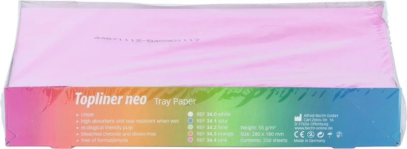 Topliner neo  Packung  250 Stück 28 x 18 cm, pink
