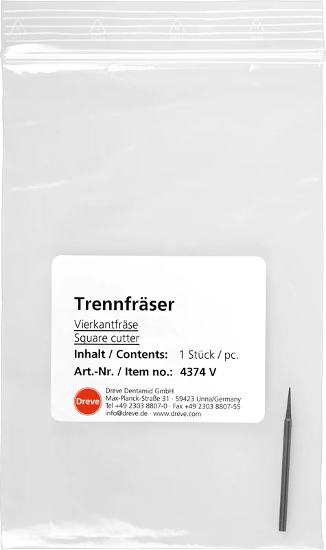 Vierkantfräser  Stück  ohne Verzahnung