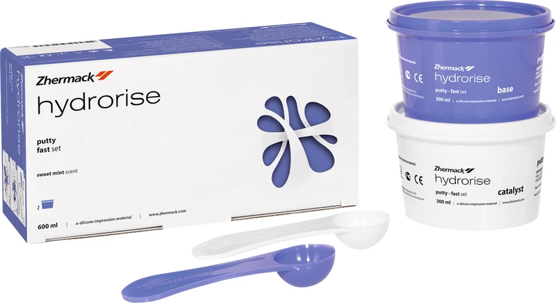 Hydrorise Putty Fast   Packung  2 x 300 ml Dose, 2 Messlöffel